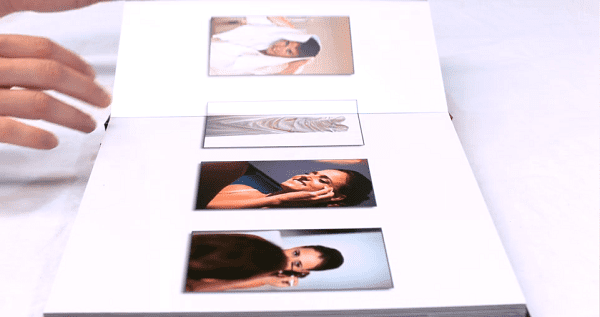 wedding album printed and handcrafted