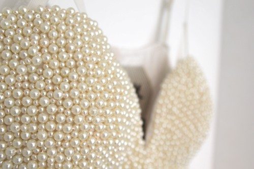 pearl encrusted bodice wedding gown