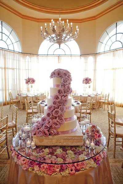 wedding cake sugar flower icing