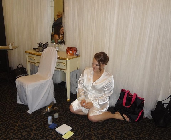 getting ready bridal suite