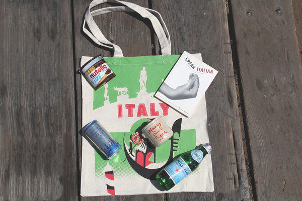 Italy destination wedding party favors