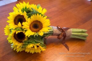sunflower bouquet third anniversary