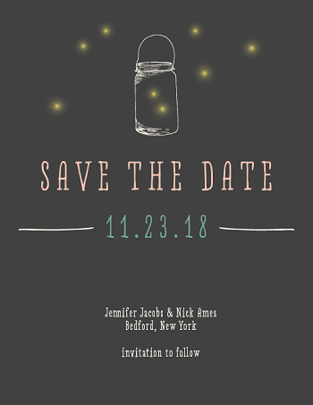 wedding save the date