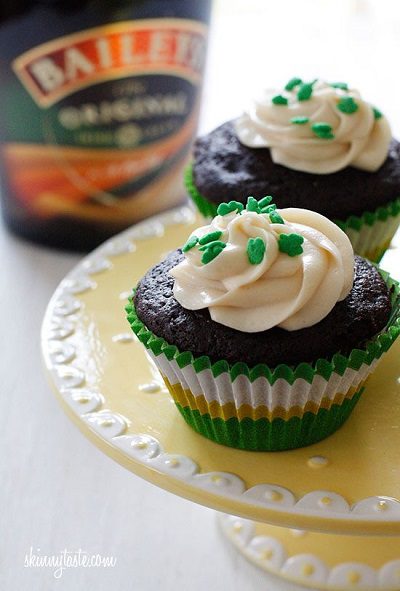 Irish cream cupcakes