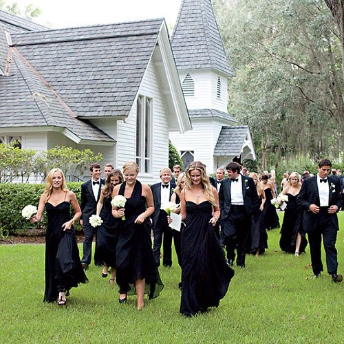 wedding attire black tie
